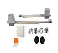 DC 300KG 2.5Meter Double Arm Solar Gate Actuator Auto Swing Door Operator Electric 24vdc Swing Gate Opener(Kit4)