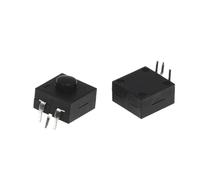 DC 30V 1A 3Pin Black Mini Push Button Switch For Electric Torch 3P Curved 2 On 1 Off Flashlight Switchs 100Pcs