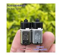 DC 3V 3.7V 5V 6V Slow Speed 12mm N20 Planetary Gear electronic starter Gearbox Reducer Cross Shaft DIY Smart Car Lock Toy RUAJOGYNVM(Model A 110-220RPM)