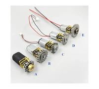 DC 3V 5V 6V 12V N20 Full Metal Gearbox Gear Reduction electronic starter Large Torque with Overload Protection Gear D-shaft IINKUEYK(Model C)
