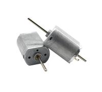 DC 3V-6V 4750RPM Double Output Shaft FK130SH Metal electronic starter Long Axis Small 130 electronic starter with 0.6 Module Worm Gear BIANMTSW(With gear)