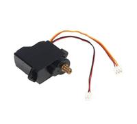 DC 3V-6V Micro M10 Motor Gearbox 12g Metal Steering Gear 360 Degree for Climbing Car Servo Five-wire Without Drive Plate