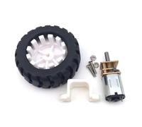 DC 3V Encoder electronic starter 15-1500 RPM N20 Metal Gear electronic starter with 43MM Wheel Screws Mounting Bracket Coupling Kit(500 RPM)