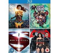 DC 4-Film Collection (Wonder Woman/Man of Steel/Batman v Superman/Suicide Squad) – Blu-ray 2017