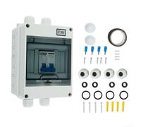 DC 440V PV Isolator Switch Solar Circuit Breaker Disconnect Box for Home and Industrial 440V DC Circuit Switching and Isolation (25A)