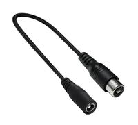 DC 5.5x2.1 to M12 M16 XLR RCA IEC 3Pin Adapter Cable for Scooter Ebike Charger(DC5521To RCA Male)