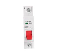 DC 500V 1P Solar Mini Circuit Breaker Overload Protection Switch 6A 10A 16A 20A 25A 32A 40A 50A 63A MCB for Photovoltaic PV(6A)
