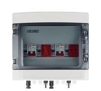DC 500V 2 Input 2 Output Solar Photovoltaic PV Combiner Box With Surge