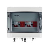 DC 500V 2 Input 2 Output Solar Photovoltaic PV Combiner Box With Surge
