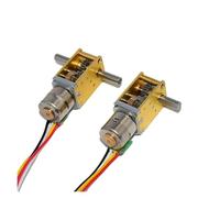 DC 5V 10mm Metal Precision Stepper Gear electronic starter Horizontal Right Angle Output Shaft 2-Phase 4-wire Stepping electronic starter DIY Robot ICXLPMC((F) Ratio 603,Double-shaft)