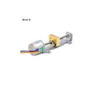 DC 5V/12V 15mm/20mm Stepper Stepping electronic starter 22mm/35mm/55mm/80mm Stroke Lead Linear Screw Nut Slider 2-phase 4-wire DIY 3D Printer BIANMTSW(B 55mm Stroke)