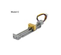 DC 5V/12V 15mm/20mm Stepper Stepping electronic starter A 35mm Stroke Stroke Linear Screw Nut Slider 2-phase 4-wire HDKYSWBUEJ(C 80mm Stroke)