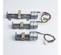 DC 5V/12V 15mm/20mm Stepper Stepping Motor 22mm/35mm/55mm/80mm Stroke Lead Linear Screw Nut Slider 2-phase 4-wire 1Pcs(C 55mm Stroke)