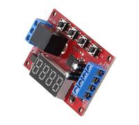 DC 5V 12V 24V 10A Adjustable For Time Delay Relay Module with Anti Reverse Protection and Precise Timing for Motor Water Pump and Solenoid Valve Control (12V)