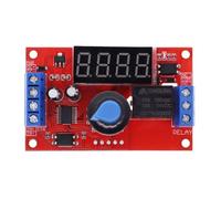 DC 5V 12V 24V 10A Adjustable Time Delay Relay Module 32 52 Modes LED Digital Timming Trigger Timer Control Switch Pulse Cycle(24V With Rotary)