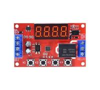 DC 5V 12V 24V 10A Adjustable Time Delay Relay Module 32 Modes LED Digital Timming Trigger Timer Control Switch Pulse Cycle(12V)