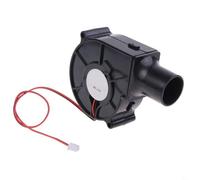 DC 5V 12V 24V BBQ Fan Cooling Air Blower 7530, 3700RPM High Volume Ventilation for Cooking Grills Wood Stoves AV Cabinets, Black(24V)
