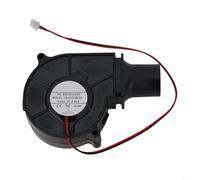 DC 5V 12V 24V BBQ Fan Cooling Air Blower 7530, 3700RPM High Volume Ventilation for Cooking Grills Wood Stoves AV Cabinets, Black(5V)