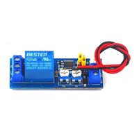 DC 5V 12V 24V Infinite Cycle Delay Timing Relay Timer Control ON-Off Loop Switch Module Double Adjustable 0~120 Minutes(Onecolor)