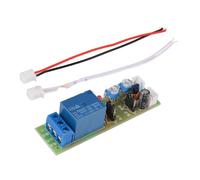 DC 5V/12V/24V JK11 Adjustable Period Timer Delay On/Off Switch Relay Module Timer Relay Module 0-15 Minutes/0-60 Minutes with Cable(12V 0-60minutes)