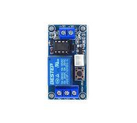 DC 5V/12V/24V Latching Relay Module with Touch Bistable Switch MCU Control 1 Channel Relay with Led Indicator and Trigger Line (12V)