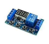 DC 5V 12V 24V LED Light Digital Time Delay Relay Trigger Cycle Timer Switch Circuit Board Timing Control Module DIY