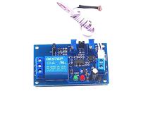 DC 5V 12V 24V Photoresistor Relay Module,Light Brightness Sensor Timer Detection Controller, Adjustable Optical Time Delay Switch (12V)