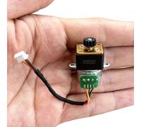 DC 5V 2-Phase 4-Wire Micro Stepper Motor Diameter 15mm 18 Degrees Full Metal Gearbox Precision Gear Motor Ratio 1:95.5 Mini Stepping Motor DIY for Robot Car Toy Model