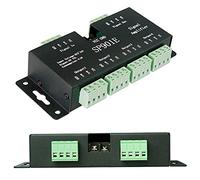 DC 5V-24V LED Pixel Strip Amplifier Signal Data SPI Repeater SP901E 4/8 Channels TTL Splitter for WS2812B,WS2811,WS2813,SK6812 Can Work with K-1000C/T-1000S,Arduino X2 Music Controller