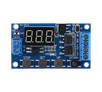 DC 5V-36V Trigger Cycle Delay Timer Switch with LED Display, Dual-MOS Adjustable Timer Delay Controller Board Module 0.01s-999min