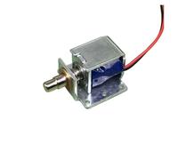 DC 5V 6V 9V 12V Push Pull Type Plunger Magnet Telescopic Electromagnet Spring Solenoid Magnet Stroke 4.5mm AUOQKQUT