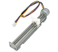 DC 5V-9V 12V 2 Phase 4 Wire Stepper Motor Linear Rail 90mm Stroke Lead Screw Linear Stage Actuator with Nut Slider Step Angle 18 Degree for DIY Laser Engraving Machine
