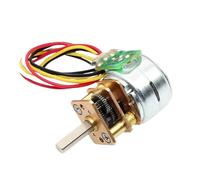 DC 5V GM12-15BY 2 Phase Monitoring PTZ Stepper Gear Motor CW CCW Precise Step(1 ratio 150,Shaft length 4.4mm)