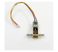 DC 5V Mini 10mm All Metal Precision Stepper Gear Motor Horizontal Right Angle Output Shaft Stepping Motor DIY Rapid and Sensitive(Double-Shaft,(A) Ratio 21)