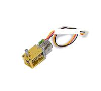 DC 5V Mini 10mm All Metal Precision Stepper Gear Motor Horizontal Right Angle Output Shaft Stepping Motor DIY Rapid and Sensitive(Single-Shaft,(D) Ratio 236)