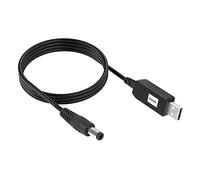 DC 5V to DC 9V USB Voltage Step Up Converter Cable YACSEJAO 1M/3.3FT USB to DC 5.5 x 2.1mm Convert Cable Max Current 800mAh for Fan Led Light Router Speakers