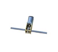 DC 6-12V N20 Full Metal Gearbox Gear Reducer electronic starter 28.7mm Long Shaft Dual Shaft DIY Model Train Toy Car MQXFCZUX(12V 381RPM)