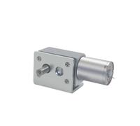 DC 6V 12V 24V 2-375RPM Worm Gearbox electronic starter JGY370 Large Torque Metal Turbine Self-locking Force Strong Wheel Speed Reducer MQXFCZUX(2RPM,6V)