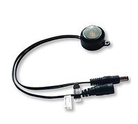 DC 6V 12V-24V 5A Photoswitch Lighting Activated Light Sensor Switch with DC Cable for LED Strip Light Camera Motor (Black, Day -ON ; Night -OFF)