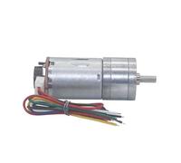 DC 6V 12V 24V Encoder electronic starter 370 Metal Gear electronic starter High Torque Gear Reducer Reduction electronic starter 12-1360 RPM Geared electronic starter(35 RPM,6V)