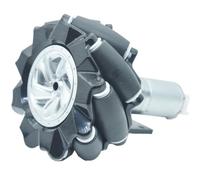 DC 6V 12V 24V JGA25-370 Encoder Geared Motor Universal Wheel Omni McNamee Forward and Reverse Small Size(4PCS(2L 2R),26RPM_12V)
