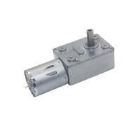 DC 6V 12V 24V JGY370 Large Torque Metal Turbine Worm Gear electronic starter Self-locking Force Strong 2rpm-375rpm Slow Speed electronic starter BIANMTSW(25RPM,12V)