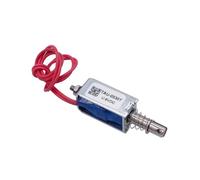 Dc 6V 12V 24V Magnetic Solenoid TAU-0530 Open Frame Stroke 10mm Keeping Force 700g 1Pcs(TAU-0530T 6V)