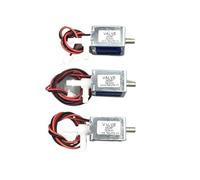 DC 6V/ 12V/ 24V Small Electric Solenoid Valve 2-Position 3-Way Gas Air Flow Control Valve(Model A 6V)
