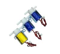 DC 6V/12V/24V Solenoid Valve 2-Position 2-Way 6.2mm Normally Closed Water Air On/Off Flow Control Electric(DC 6.0V)