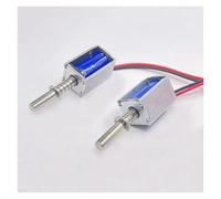 DC 6V 9V 12V Stroke 3mm/5mm 12mm Push-Pull Through Type DC Electromagnet Open Frame Spring Solenoid A Motor Drivers