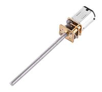 DC 6V Gear Motor Long M3 55MM Lead Screw Thread Output Shaft 200RPM High Torque Precision Speed Control for Industrial Automation Robotics Projects