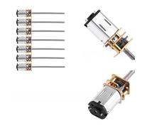 DC 6V Mini Metal Gear Motor High Torque Long Shaft M3x55mm For DIY Robot Smart Car Model Building Projects