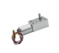 DC 6V12V24V Geared electronic starter Reduction Reversible High Torque Worm Gearmotor With PPR=11 Encoder Worm Turbo Gear electronic starter AUOQKQUT(40 RPM,6V)