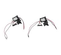 DC 7.2-24V Electronic Speed Control Push Button Trigger Switch for Electric Drills - Plastic & Metal Construction, 5.5 x 4 x 1 cm, Black (2-Pack)